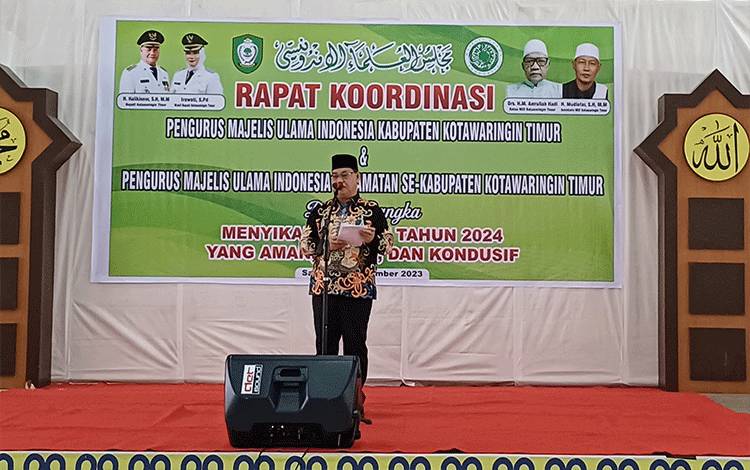 Bupati Kotim Apresiasi Komitmen MUI Satukan Persepsi Pemilu Damai
