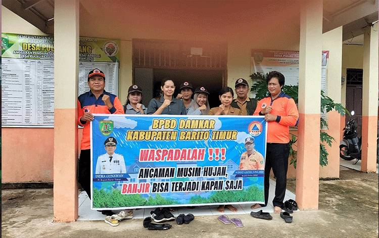 Intensitas Hujan Meningkat, BPBD Damkar Sosialisasi ke Wilayah Rawan Banjir