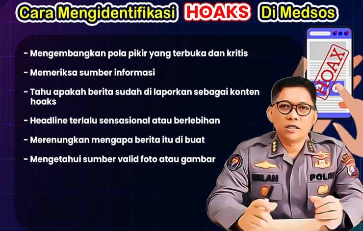 Kabid Humas Polda Kalteng Imbau Masyarakat Waspada Terhadap Informasi Hoaks selama Masa Kampanye