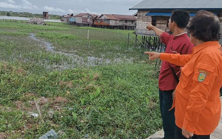 BPBD Palangka Raya Cek Debit Air di Lokasi Rawan Banjir