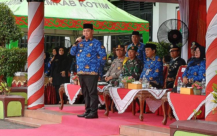 Bupati Kotim Larang Pejabat ke Luar Daerah Akhir Tahun Ini