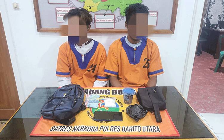 57,80 Gram Sabu Diamankan dari Dua Tersangka
