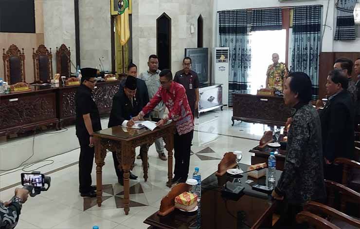 Paripurna DPRD Kapuas Sepakati Raperda APBD 2024