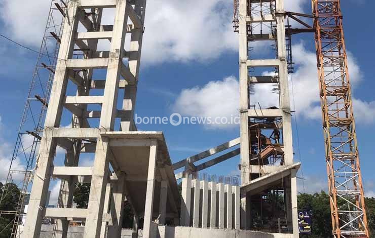 Salah satu proyek pembangunan pemerintah di Kota Palangka Raya. Gubernur Kalimantan Tengah, Sugianto Sabran mengingatkan perlunya efisiensi anggaran. (FOTO: IST)