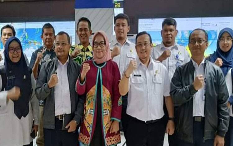 Kunjungi BMKG, Penjabat Wali Kota Buat Rencana Mitigasi Bencana Karhutla