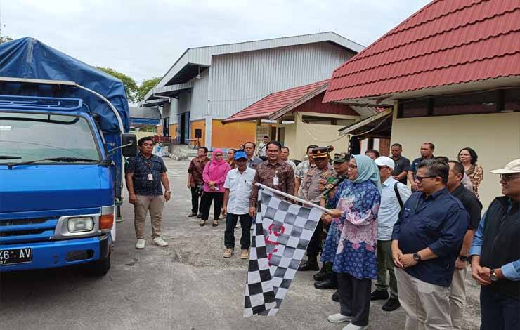 Pemko Palangka Raya Subsidi Ongkos Angkut 160 Ton Beras
