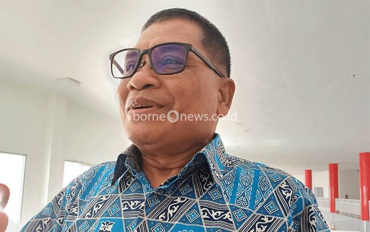 Ketua Asosiasi Pengusaha Indonesia Kabupaten Kotawaringin Timur Siswanto. (FOTO: DEWIP)