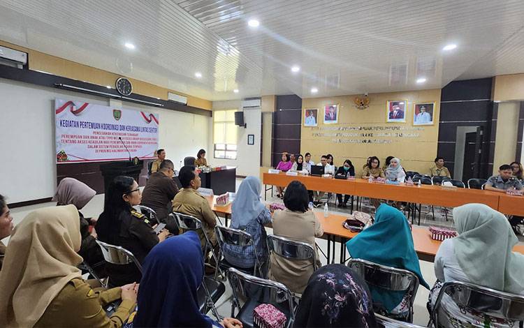 DP3APPKB Kalteng Gandeng Lintas Sektoral Cegah Tindak Kekerasan