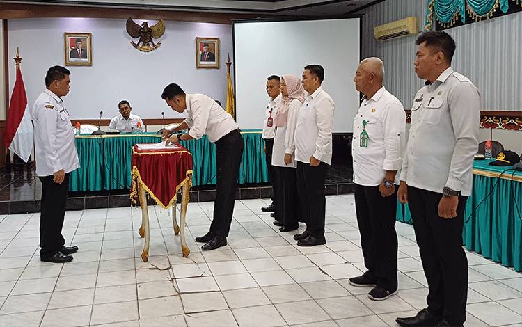 3 Pejabat Setda Berganti, Ini Pesan Asisten I Setda Kotim