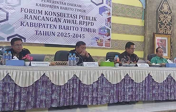 Pemkab Barito Timur Rapat Konsultasi Publik RPJPD 2025-2045