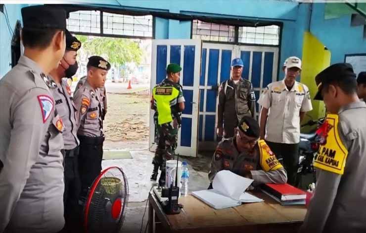 Patroli Gabungan di Kapuas Sambangi Tempat Penyimpanan Logistik Pemlilu