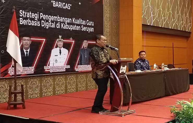 Pj Sekda Luncurkan Proyek Perubahan BARIGAS untuk Pengembangan Kualitas Guru Berbasis Digital