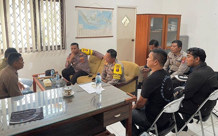 Kapolres Seruyan Temui Pihak Perusahaan Minimalisir Aksi Penjarahan Sawit