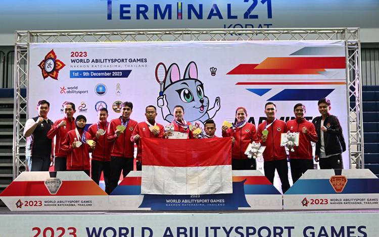 Indonesia Peringkat Kedua di World Abilitysport Games 2023 Thailand