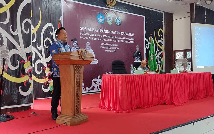 Kadis Pendidikan Seruyan Harapkan Peran Bunda PAUD Wujudkan Holistik Integratif