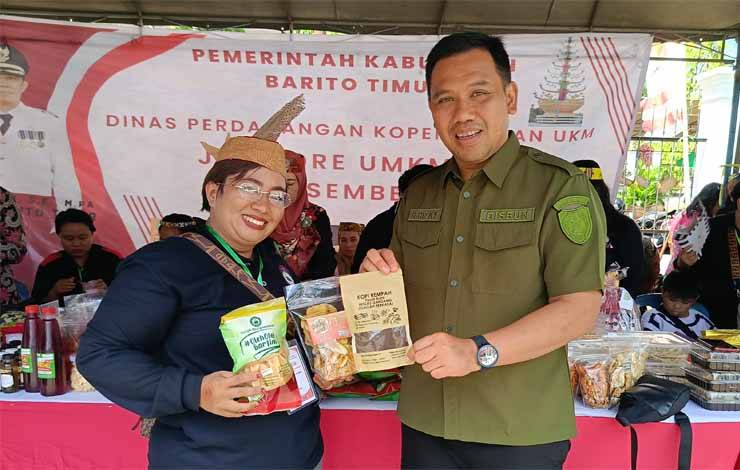 Kadis Perkebunan Kalteng Apresiasi Produk Olahan UMKM Barito Timur di Jambore UMKM