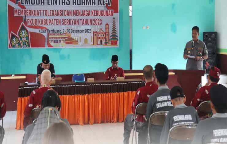 Pj Bupati Seruyan Buka Perkemahan Pemuda Lintas Agama untuk Membangun Kerukunan Umat Beragama