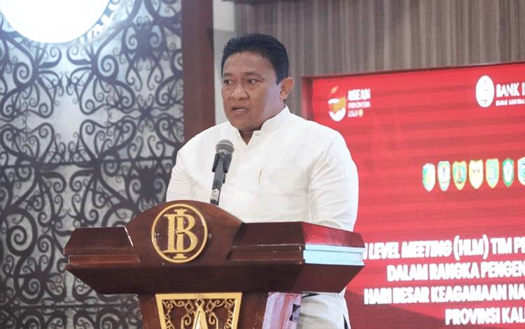 Wagub Kalteng Ingatkan Potensi Inflasi Jelang HKBN Nataru