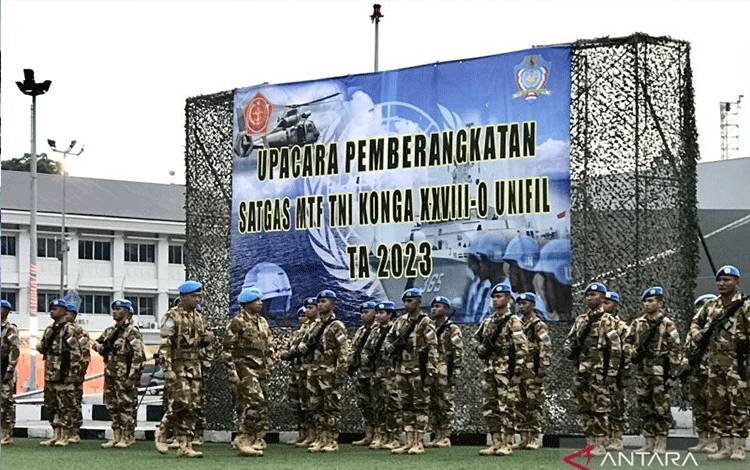 Panglima: Satgas MTF Ikuti Protap Antisipasi Konflik di Timur Tengah