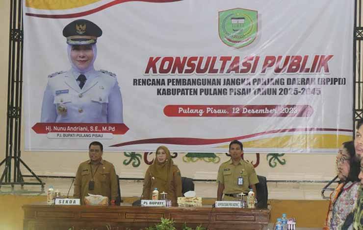 Pemkab Pulang Pisau Konsultasi Publik Rancangan Awal RPJPD 2025-2045