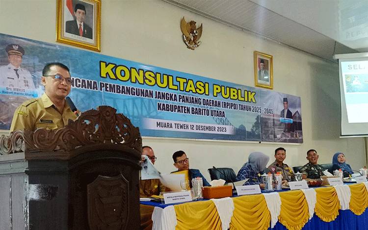 Forum Konsultasi Publik Tahapan Penyusunan RPJPD Barito Utara