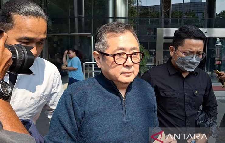 Rudy Tanoe Bungkam Usai Diperiksa KPK soal Korupsi Bansos