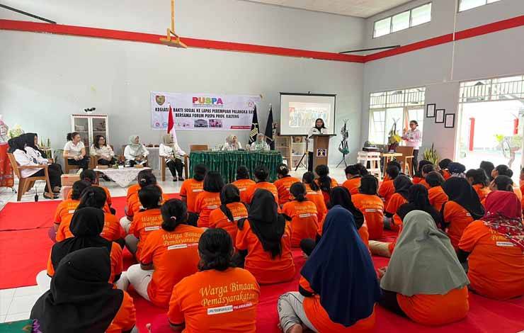 Puspa Kalteng Belusukan Tingkatkan Kapasitas Napi Perempuan