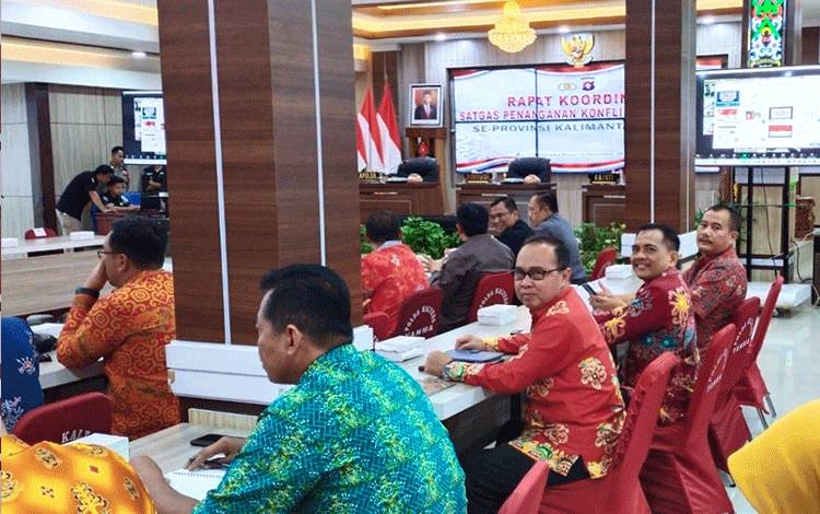 Kesbangpol Kalteng Ingatkan Pentingnya Koordinasi dalam Tangani Konflik Sosial