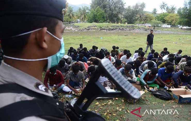 Polisi Ungkap Penyelundupan Imigran Rohingya ke Indonesia
