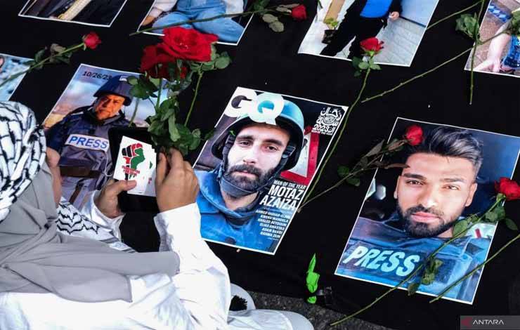 Sindikat Jurnalis Desak Israel Fasilitasi Jurnalis Terluka di Gaza