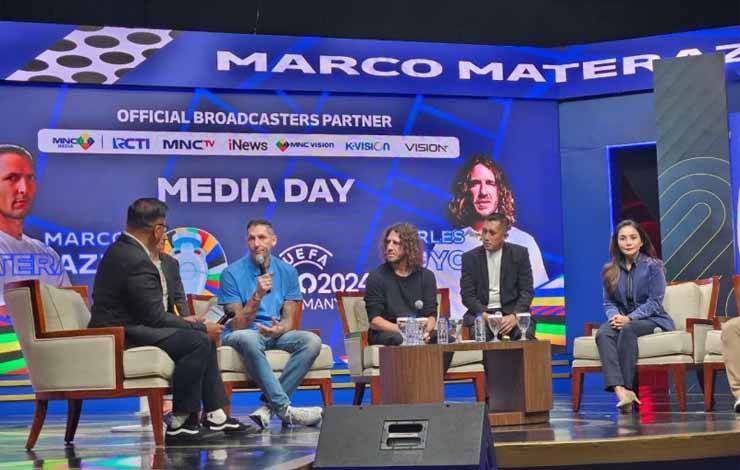 Puyol dan Materazzi Sambangi Indonesia untuk Promosikan Piala Eropa