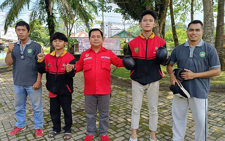 Dua Atlet Barito Timur Ikut Kejuaraan Tinju di Murung Raya
