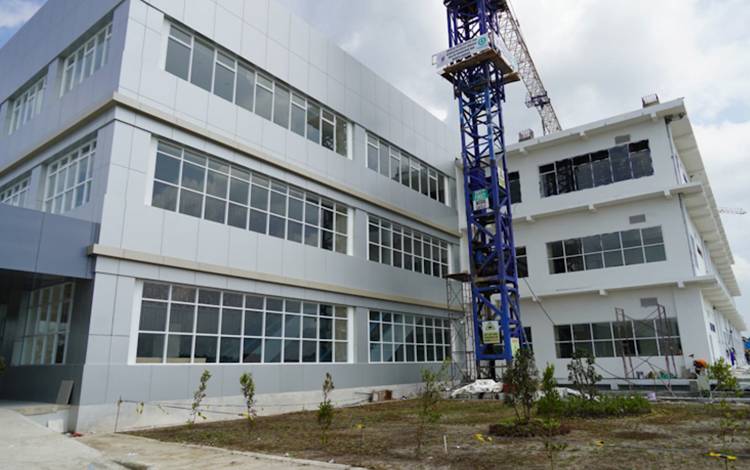 Pembangunan RSUD Tipe B Hanau Seruyan Capai 99 Persen