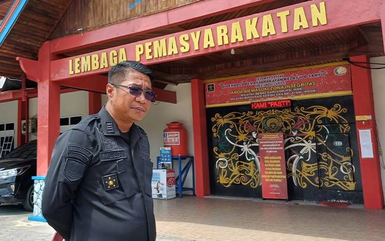 Kepala Lembaga Pemasyarakatan Kelas II B Sampit Meldy Putera, Kamis, 21 Desember 2023. (FOTO: DEWIP)