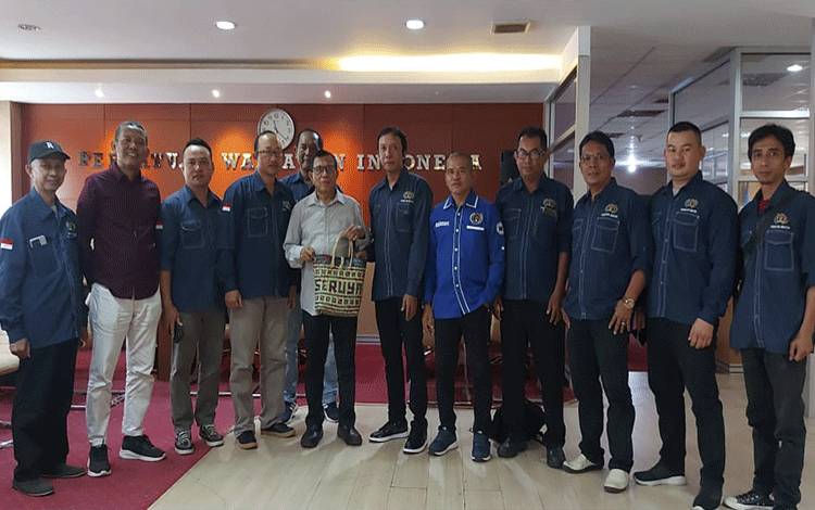 Pengurus PWI Seruyan Kunjungi PWI Pusat