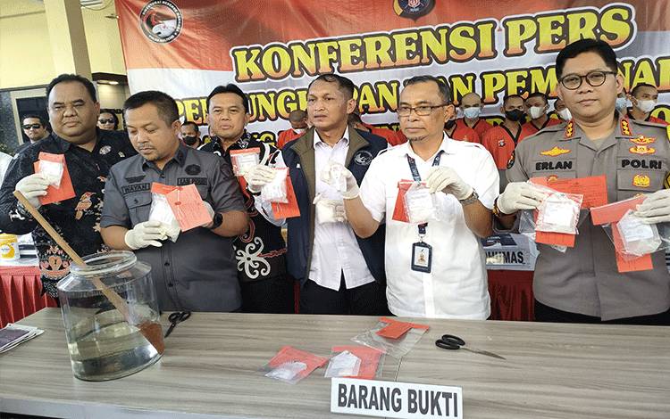 Polda Kalteng Ungkap 645 Kasus Tipidnarkoba Selama Setahun