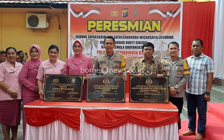 Pemkab Harapkan Gedung Baru di Polres Kobar Dapat Dirawat Dengan Baik