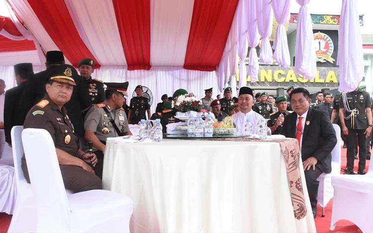 Gubernur Kalteng Sambut Brigjen TNI Iwan Rosandriyanto, Ingatkan Kerjasama dan Sinergitas
