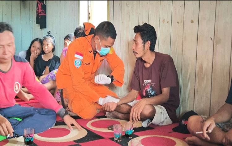 Warga Aruta Judiansyah (40) yang dilaporkan hilang telah ditemukan dalam keadaan selamat. (Foto : ISTIMEWA)