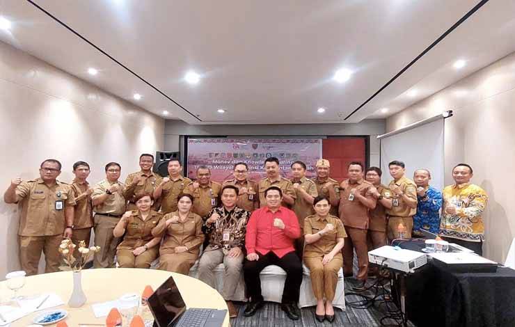 Wabup Gunung Mas Paparkan Soal Ketapang Gaya dalam Monev TPAKD se-Kalteng