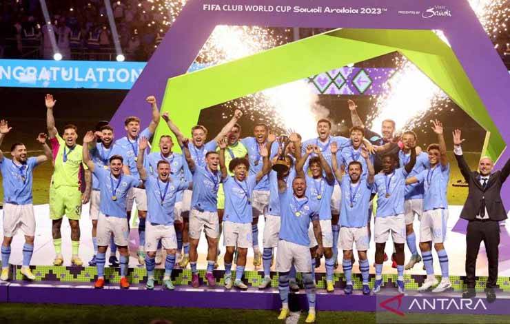 City Segel Gelar Piala Dunia Antarklub Seusai Hajar Fluminense 4-0