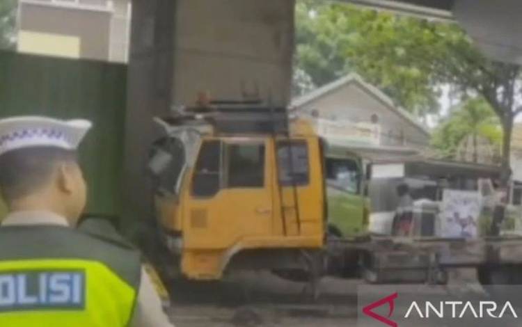 BPKRASS: Insiden Truk Tabrak Stasiun LRT Tak Ganggu Operasional