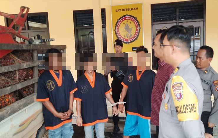 3 Warga Seruyan Digelandang ke Polres Kobar karena Jarah Sawit Milik PT BJAP 2