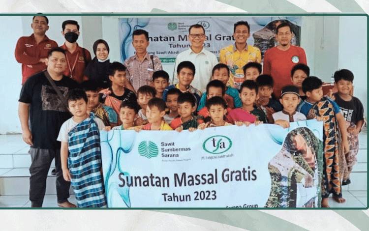 Komitmen Program Pemberdayaan Kesehatan, PT SSMS Tbk Gelar Khitanan Massal di 2 Kabupaten