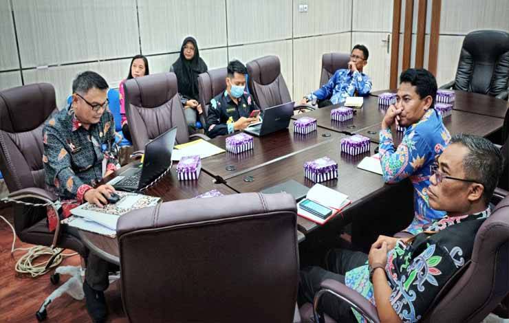 Bagian Organisasi Setda Kapuas Rakor Rancangan Perbup Tentang Sistem Kerja