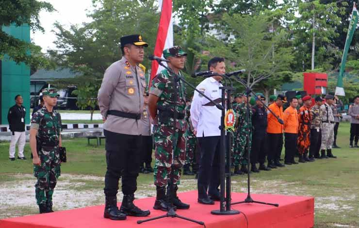 Melalui Operasi Mantap Brata, Polda Kalteng Mitigasi Bencana di Kalteng