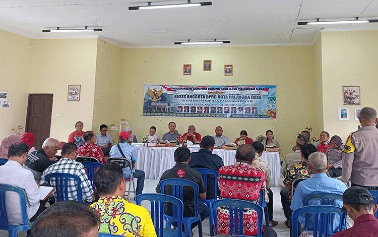 Anggota DPRD Palangka Raya Dapil III Reses di Kelurahan Langkai