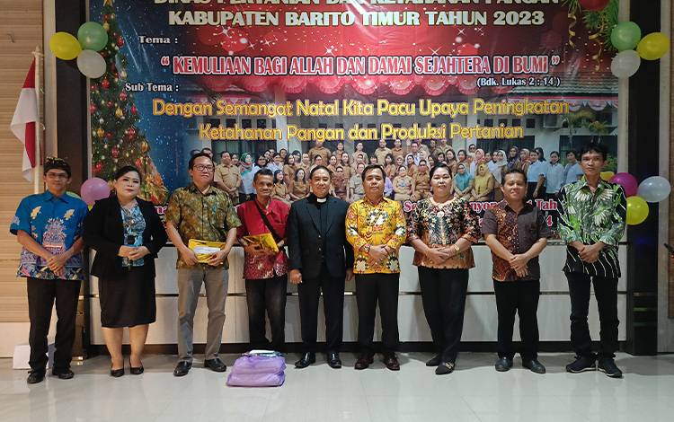 Dinas Pertanian dan Ketahanan Pangan Barito Timur Gelar Perayaan Natal