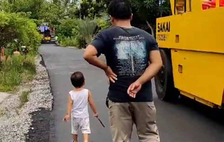 Surya Senang Jalan Panglima Tampei II Diaspal