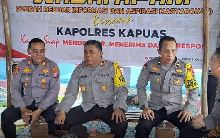 Polres Kapuas Jalin Silaturahmi Bersama Warga dan Karang Taruna